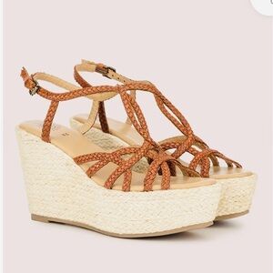 Vintage Foundry Leather Sandal Wedges with original boxes